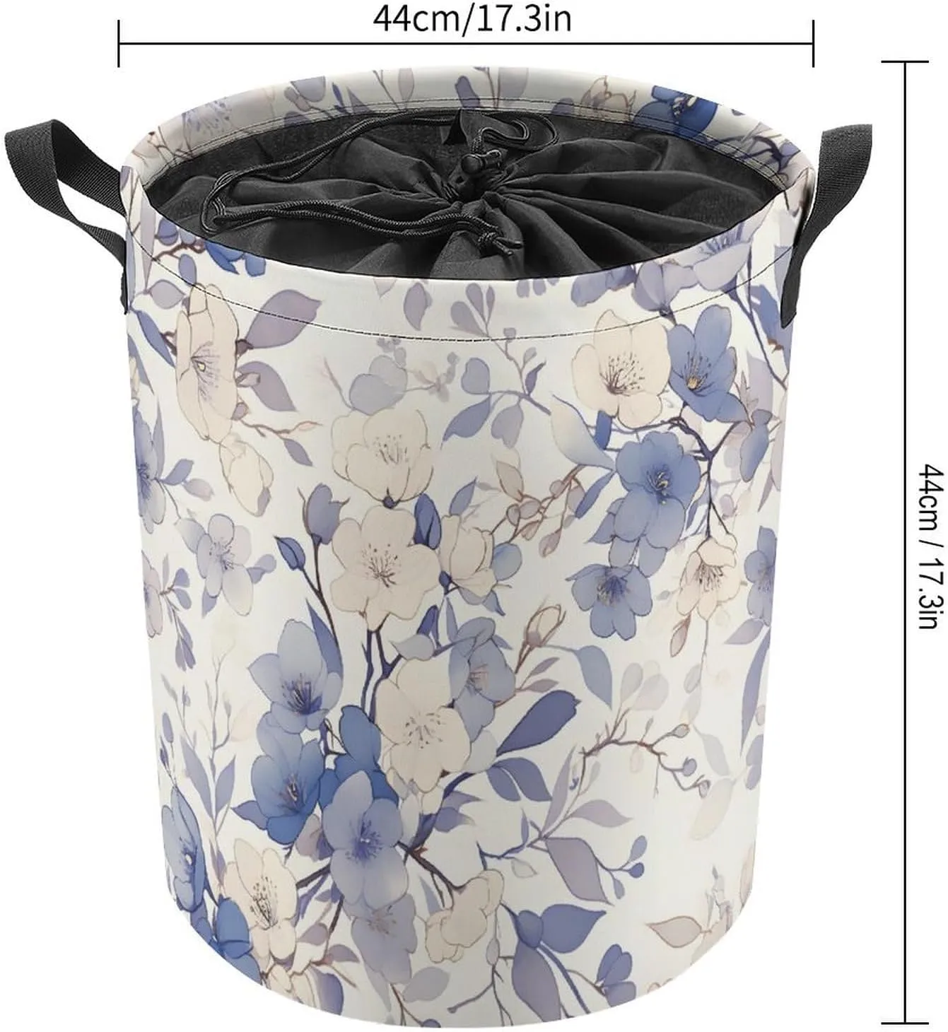Laundry Hampers, Large Drawstring Laundry Bag, Removable Laundry Bags, Collapsible Storage Bin with Handles for Home Organization, Kids Room, Nursery Pattern