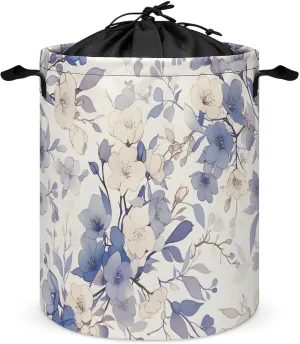 Laundry Hampers, Large Drawstring Laundry Bag, Removable Laundry Bags, Collapsible Storage Bin with Handles for Home Organization, Kids Room, Nursery Pattern