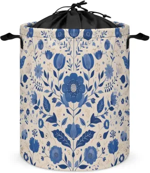 Laundry Hampers, Large Drawstring Laundry Bag, Removable Laundry Bags, Collapsible Storage Bin with Handles for Home Organization, Kids Room, Nursery Symmetry