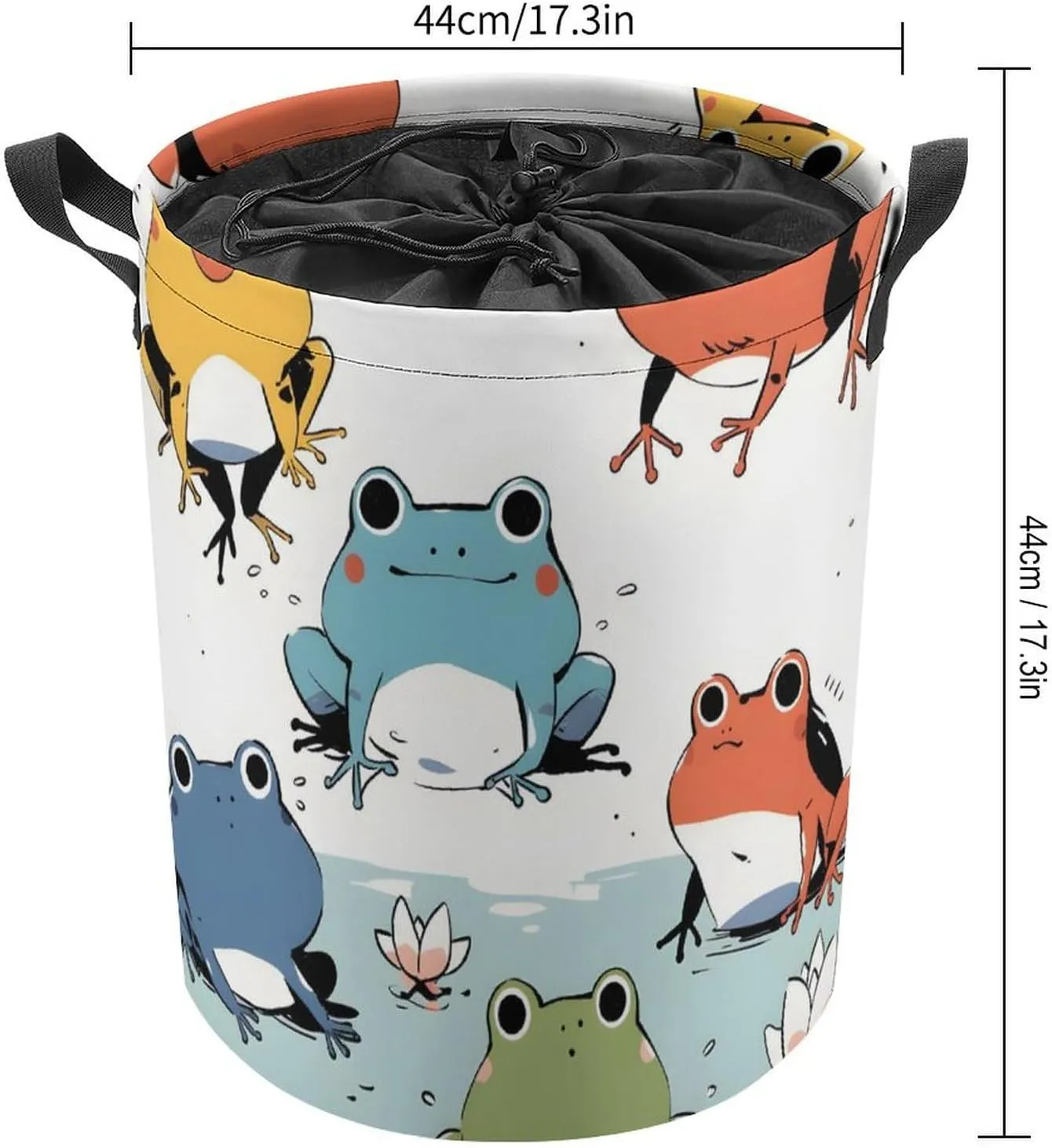 Laundry Hampers, Large Drawstring Laundry Bag, Removable Laundry Bags, Collapsible Storage Bin with Handles for Home Organization, Kids Room, Nursery Toy