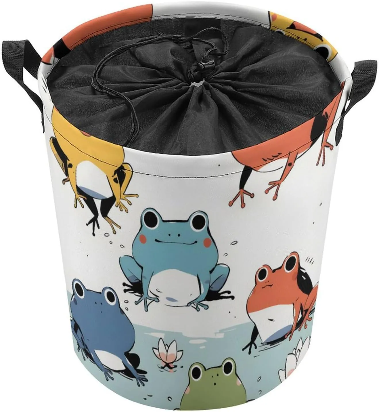 Laundry Hampers, Large Drawstring Laundry Bag, Removable Laundry Bags, Collapsible Storage Bin with Handles for Home Organization, Kids Room, Nursery Toy