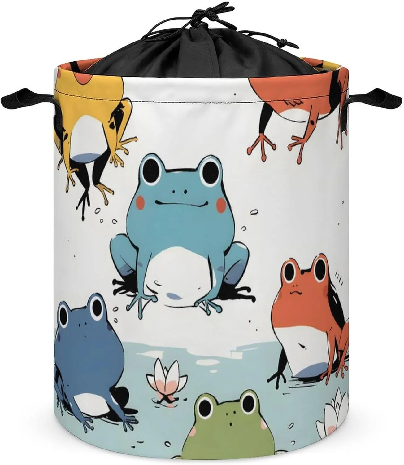 Laundry Hampers, Large Drawstring Laundry Bag, Removable Laundry Bags, Collapsible Storage Bin with Handles for Home Organization, Kids Room, Nursery Toy
