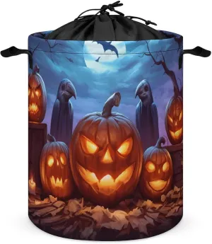 Laundry Hampers, Large Drawstring Laundry Bag, Removable Laundry Bags, Collapsible Storage Bin with Handles for Home Organization, Kids Room, Nursery Vertebrate