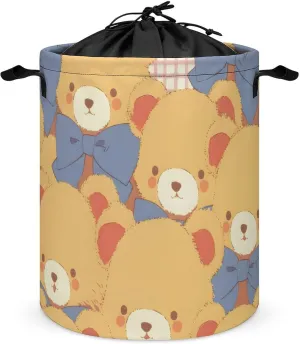 Laundry Hampers, Large Drawstring Laundry Bag, Removable Laundry Bags, Collapsible Storage Bin with Handles for Home Organization, Kids Room, Nursery Vertebrate