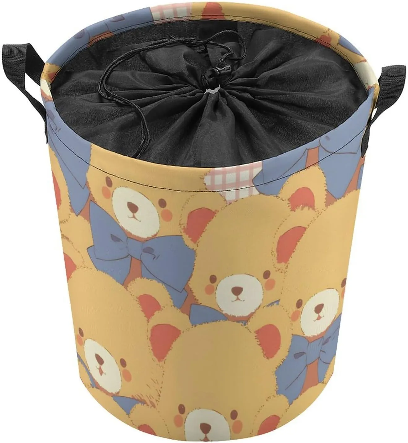 Laundry Hampers, Large Drawstring Laundry Bag, Removable Laundry Bags, Collapsible Storage Bin with Handles for Home Organization, Kids Room, Nursery Vertebrate