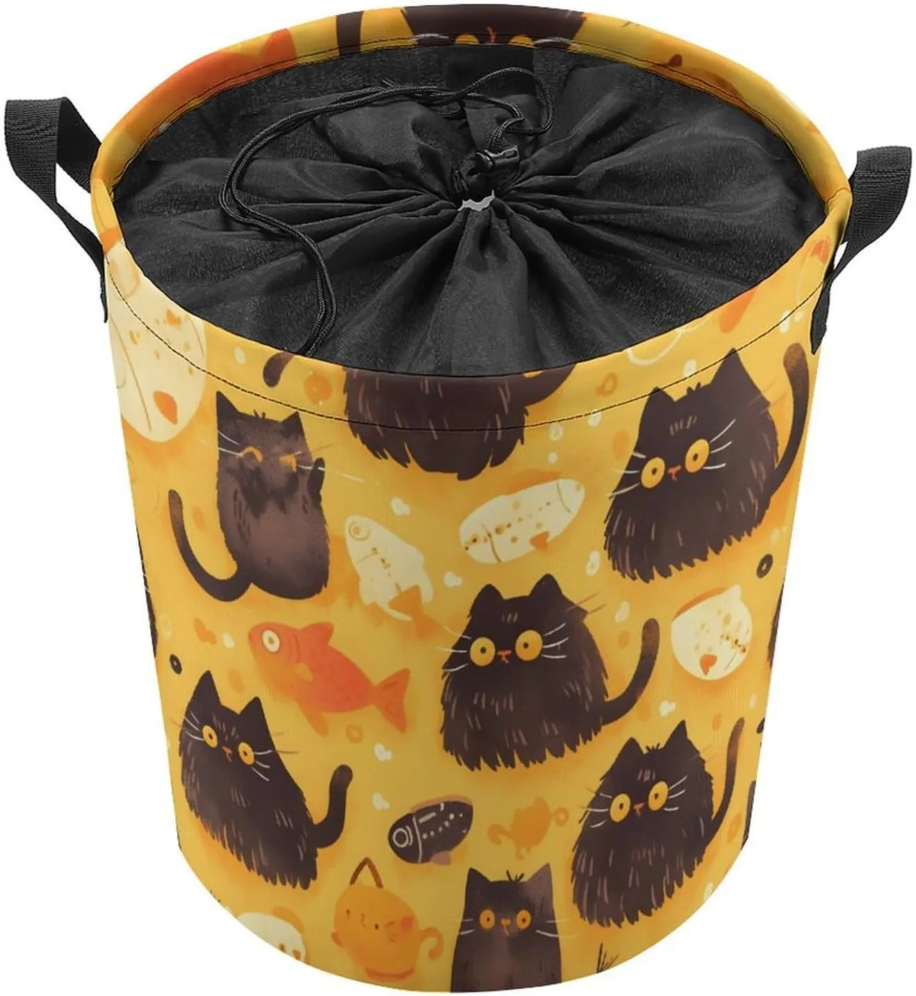 Laundry Hampers, Large Drawstring Laundry Bag, Removable Laundry Bags, Collapsible Storage Bin with Handles for Home Organization, Kids Room, Nursery Vertebrate