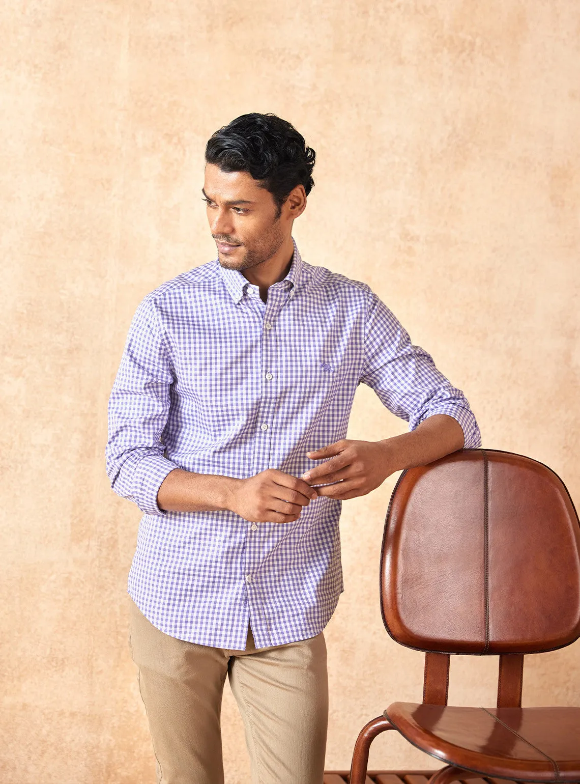 Lavender Moon Check Shirt