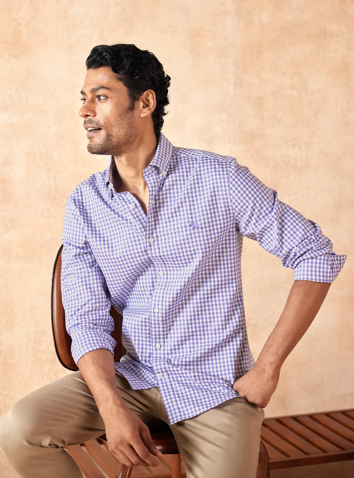 Lavender Moon Check Shirt