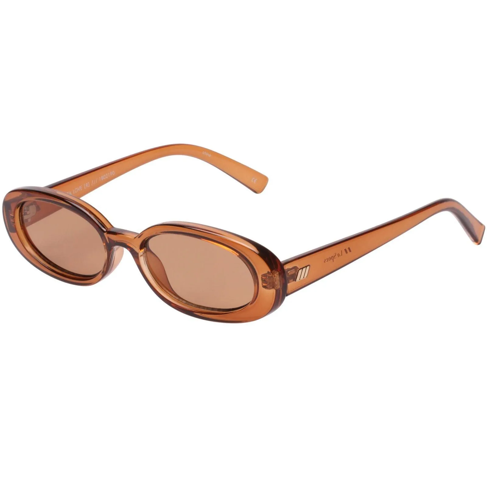 Le Specs Outta Love Sunnies- Caramel