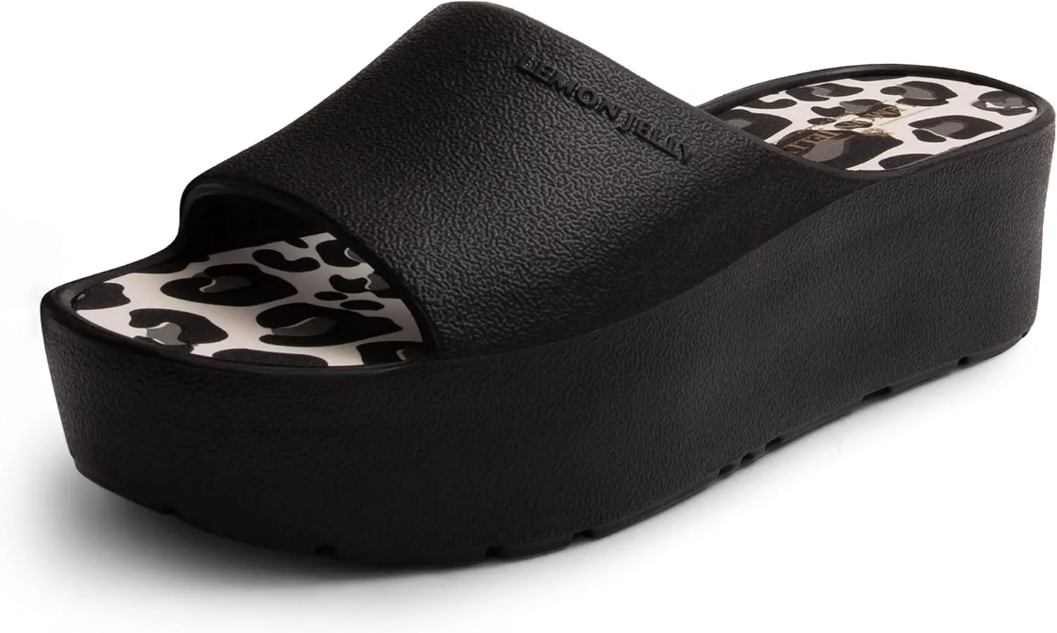 Lemon Jelly Women's Enyd Platform Sandals - Cute Water-Friendly Comfort Wedges for the Beach or Casual Wear - Super Lightweight Slip-On Flip Flops for Ladies