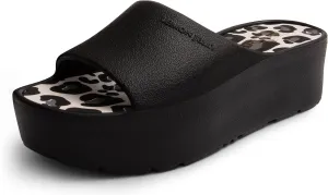 Lemon Jelly Women's Enyd Platform Sandals - Cute Water-Friendly Comfort Wedges for the Beach or Casual Wear - Super Lightweight Slip-On Flip Flops for Ladies
