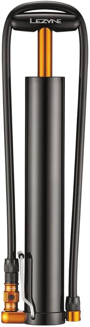 LEZYNE Micro Floor Drive XL Bicycle Hand Pump, Extra High Volume 35psi, Plus-size Tires, Portable Bike Pump