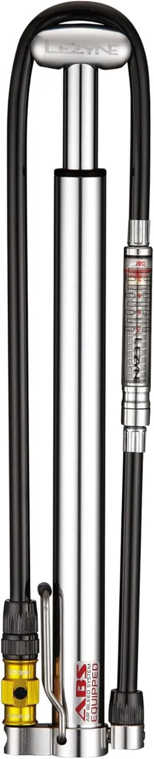 LEZYNE Portable Floor Pump, 11.8 inches (30 cm), Bicycle Pump, Air Pump, Micro Floor Drive, HP, Presta Style, Japanese Hand Pump