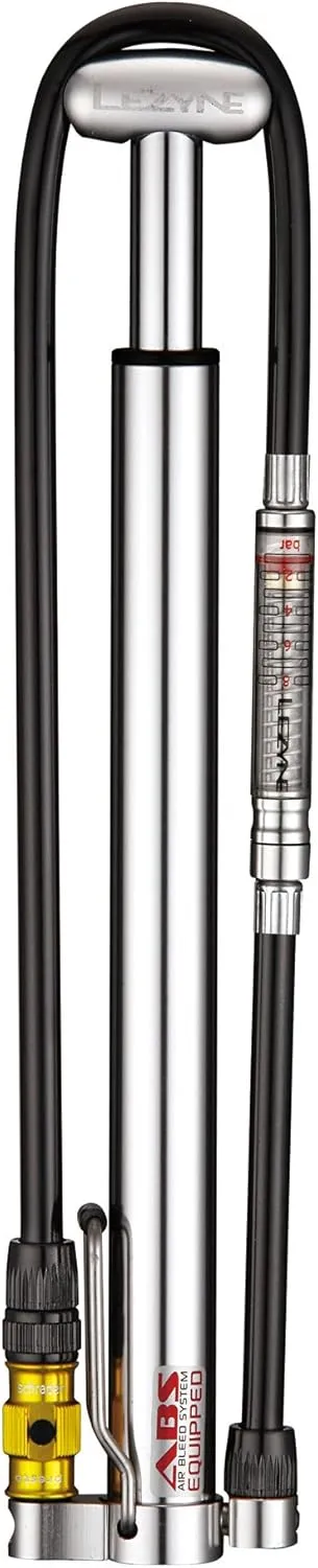 LEZYNE Portable Floor Pump, 11.8 inches (30 cm), Bicycle Pump, Air Pump, Micro Floor Drive, HP, Presta Style, Japanese Hand Pump