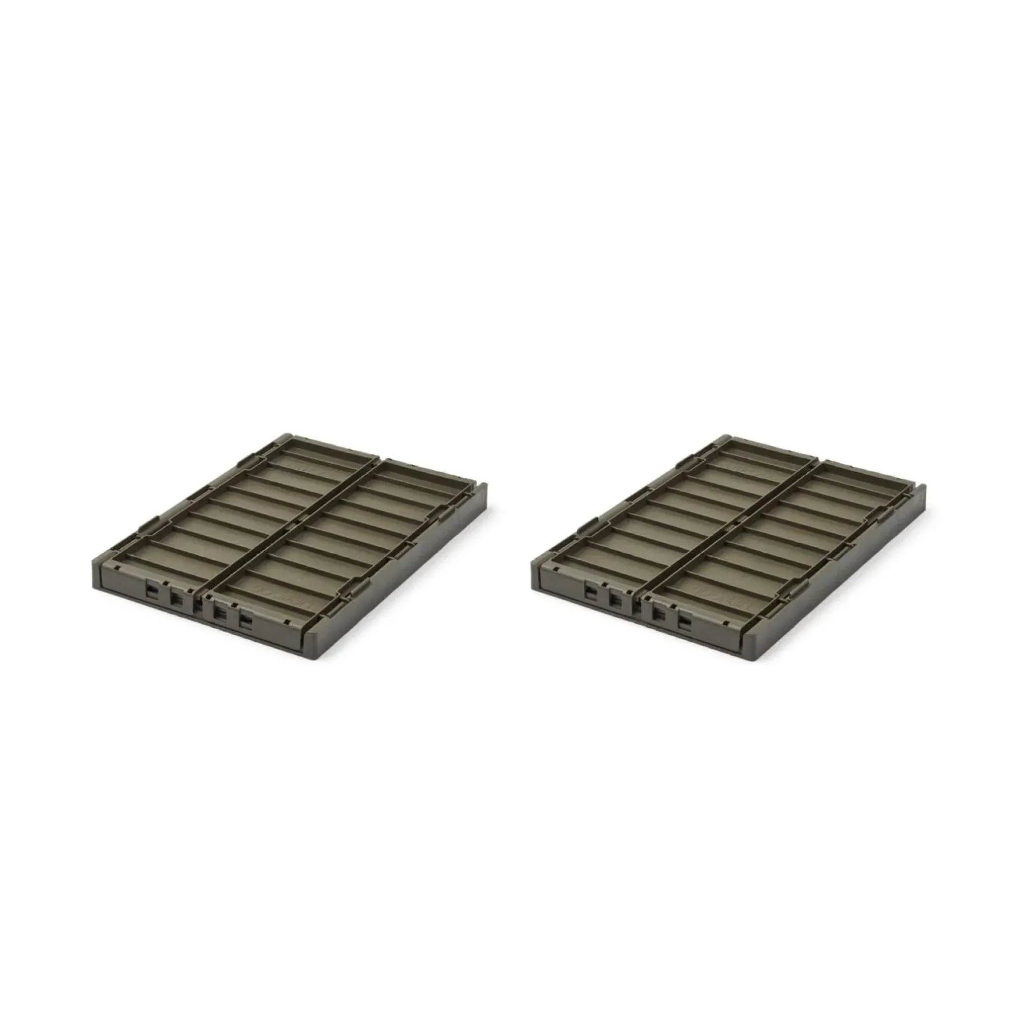 LIEWOOD Weston Storage Box, M, Army Green (Set of 2)