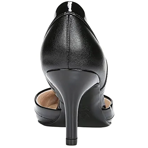 LifeStride Women's Saldana Pump, Black/Black Patent, 8.5 W US