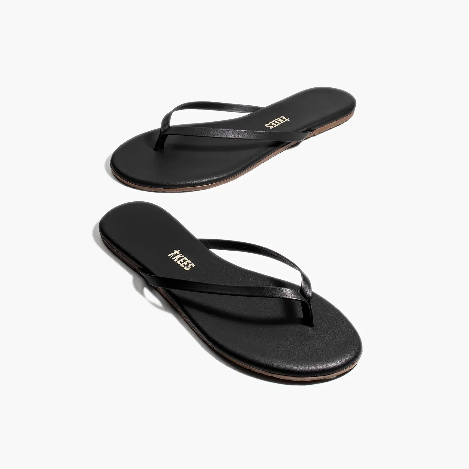 Lily Liners Leather Flip Flops (Sable)