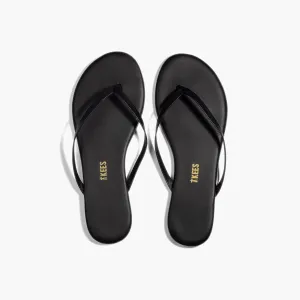 Lily Liners Leather Flip Flops (Sable)