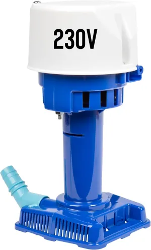 Little Giant CP3-230 1/30 HP, 230 Volt, 563 GPH, Evaporative Cooler Pump with 6-Ft. Cord and 3-Prong Plug, Blue, 542015