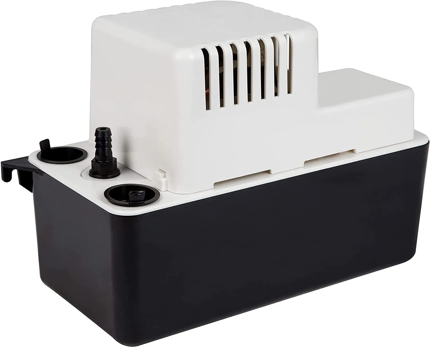 Little Giant VCMA-15ULS 115 Volt, 65 GPH, 1/50 HP Automatic Condensate Removal Pump for HVAC/Refrigeration Systems/Dehumidifiers with Overflow Detection Switch and 6-Foot Cord, White/Black, 554405