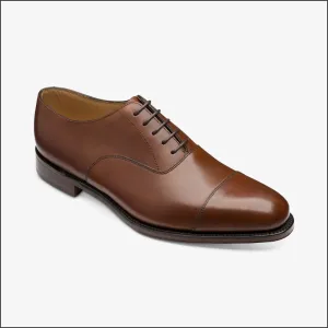 Loake Aldwych Mahogany Calf Oxford Leather Sole F Fit@