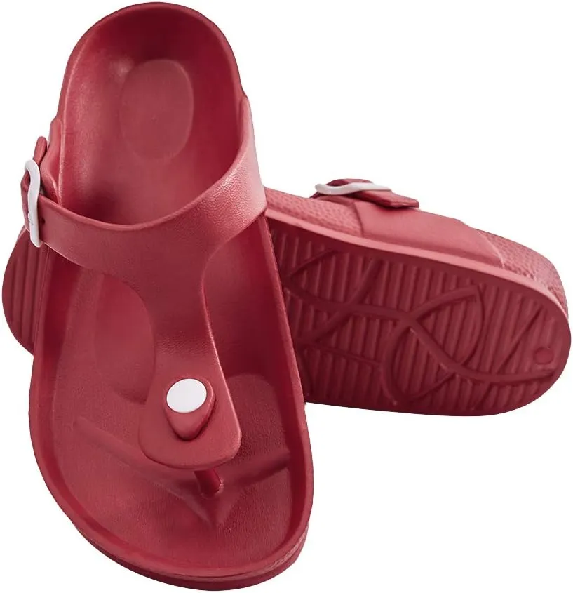 Luffymomo Comfort Footbed Eva Flip fiop Thong Sandals for Womens