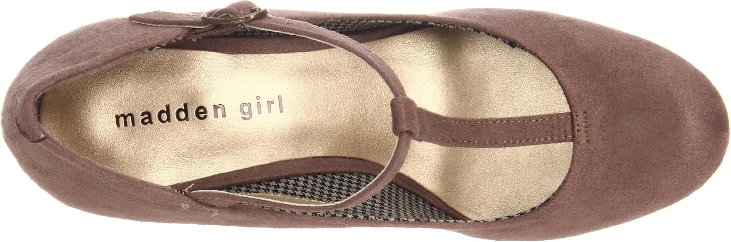 Madden Girl Women's Raimmy T-Strap Pump