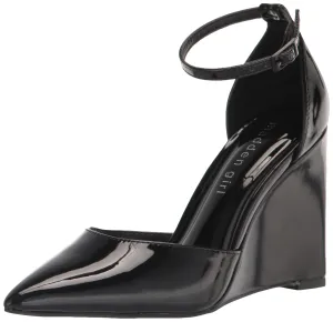 Madden Girl Women's Standout Pump, Black Patent Pu, 9