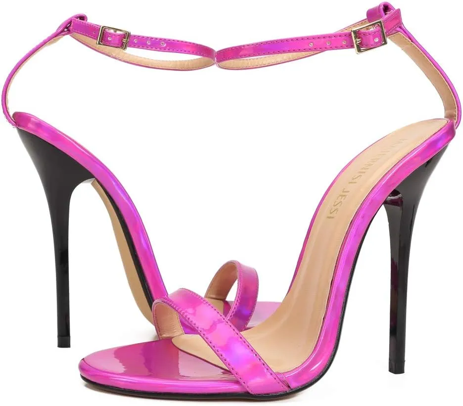 MAIERNISI JESSI Unisex Men's Women's Strappy Sandals Heels, Stilletos High Heeled Sandals