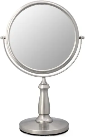 Makeup Mirror Cosmetic Mirror HD Makeup Metal Double Sided Magnifying Desktop Makeup Mirror Home Bedroom Flip Makeup Mirror Beauty Mirror