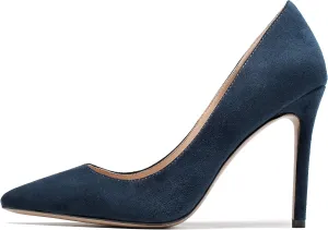 Mettesally Women's High Heels Closed Pointed Toe Pumps Stiletto Heel Party Wedding Basic Shoes