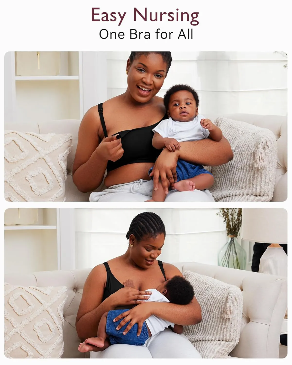 Momcozy Pumping Bra Hands Free 3 Pack Comfortable All Day Wear Pumping and Nursing Bra in One Holding Breast Pump for Spectra, Lansinoh, Medela