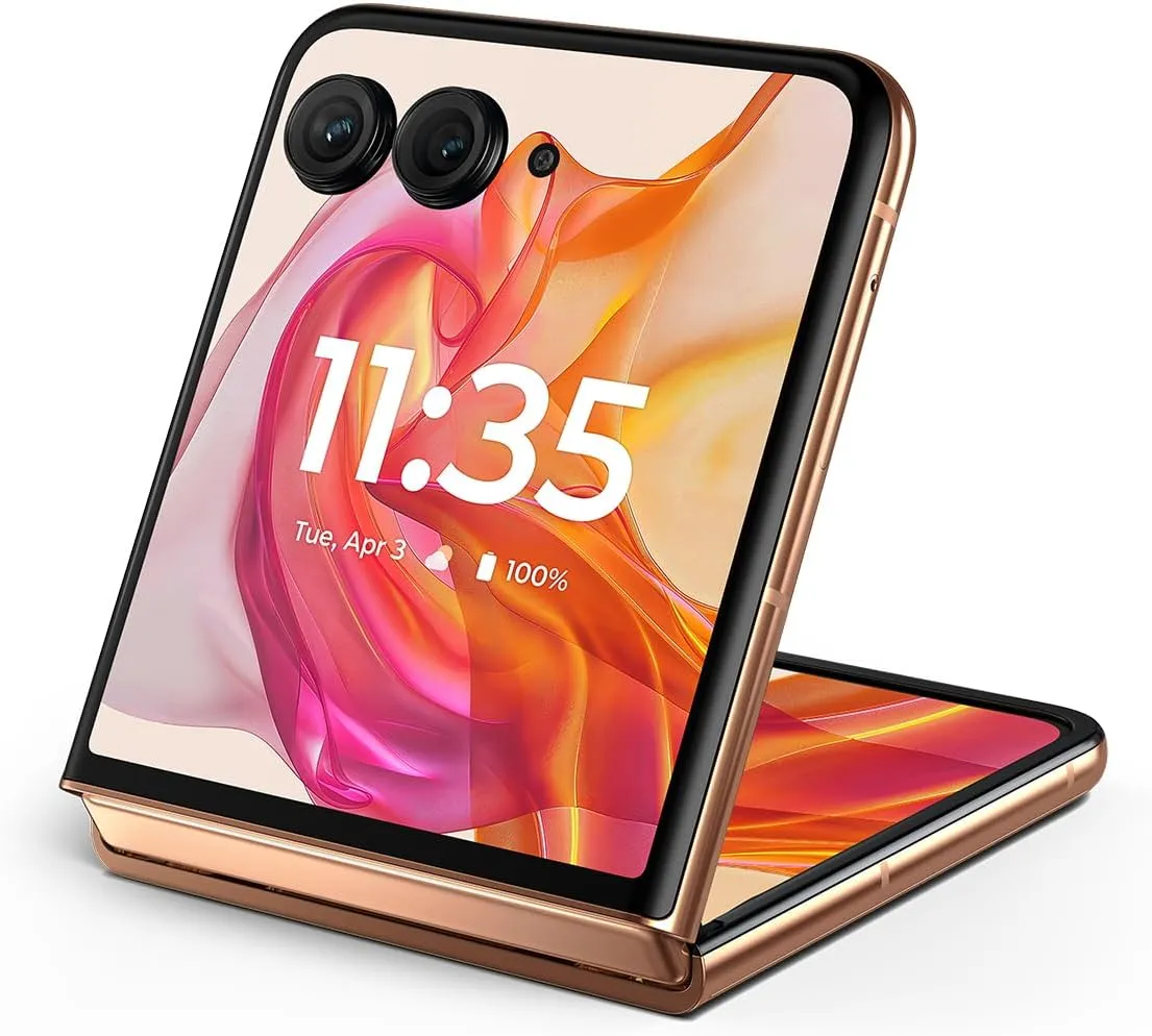 Motorola razr  | 2024 | Unlocked | Made for US 12/256 | 50MP Camera | Peach Fuzz