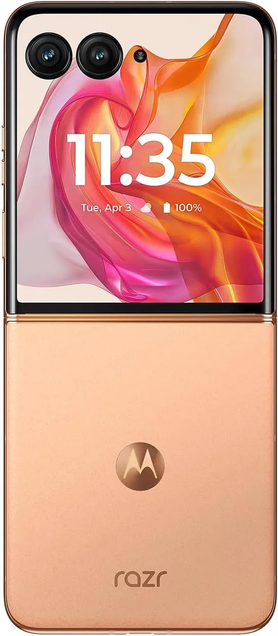 Motorola razr  | 2024 | Unlocked | Made for US 12/256 | 50MP Camera | Peach Fuzz