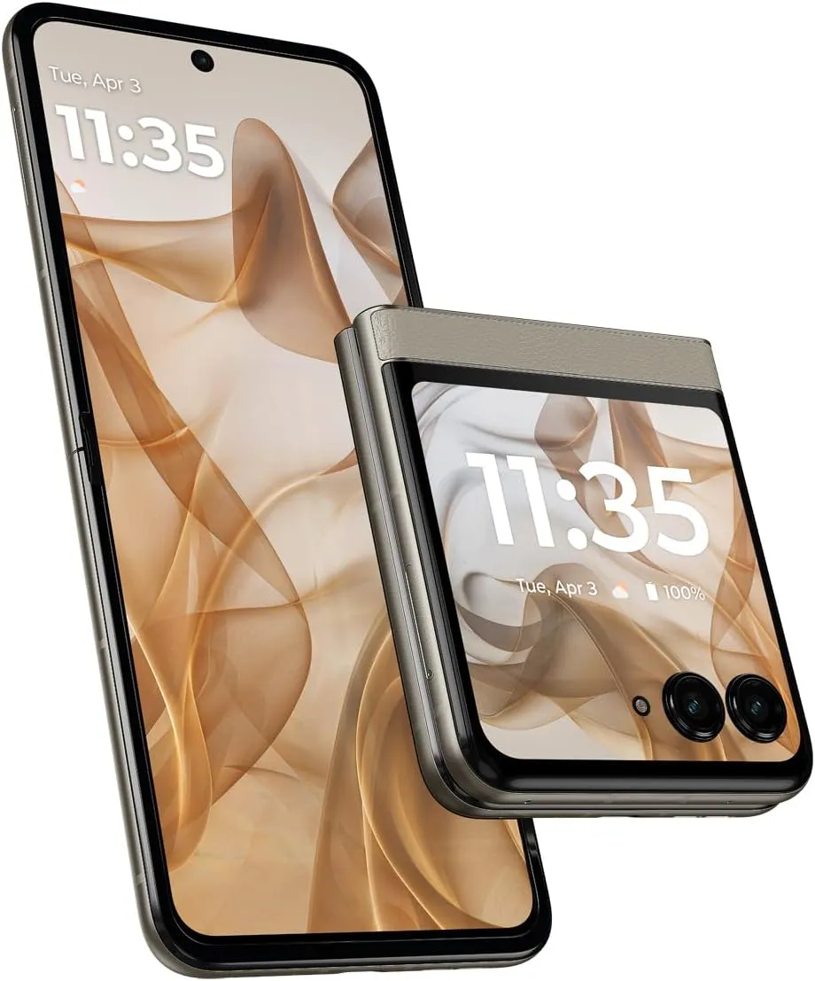 Motorola razr | 2024 | Unlocked | Made for US 8/256GB | 50MP Camera | Beach Sand