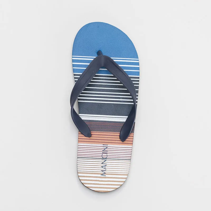 Multi Stripes Flip Flops _ 161098