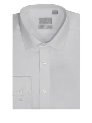 Nathan Oxford Long Sleeve Shirt White