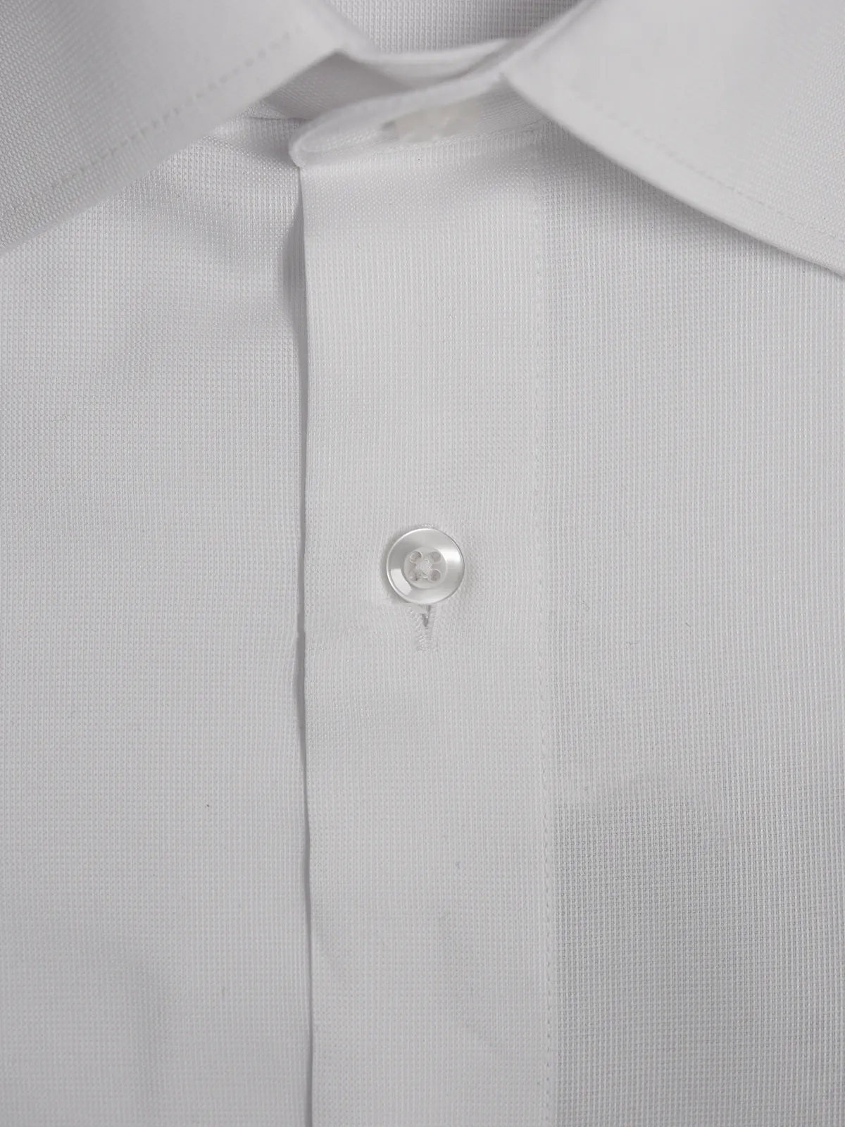 Nathan Oxford Long Sleeve Shirt White