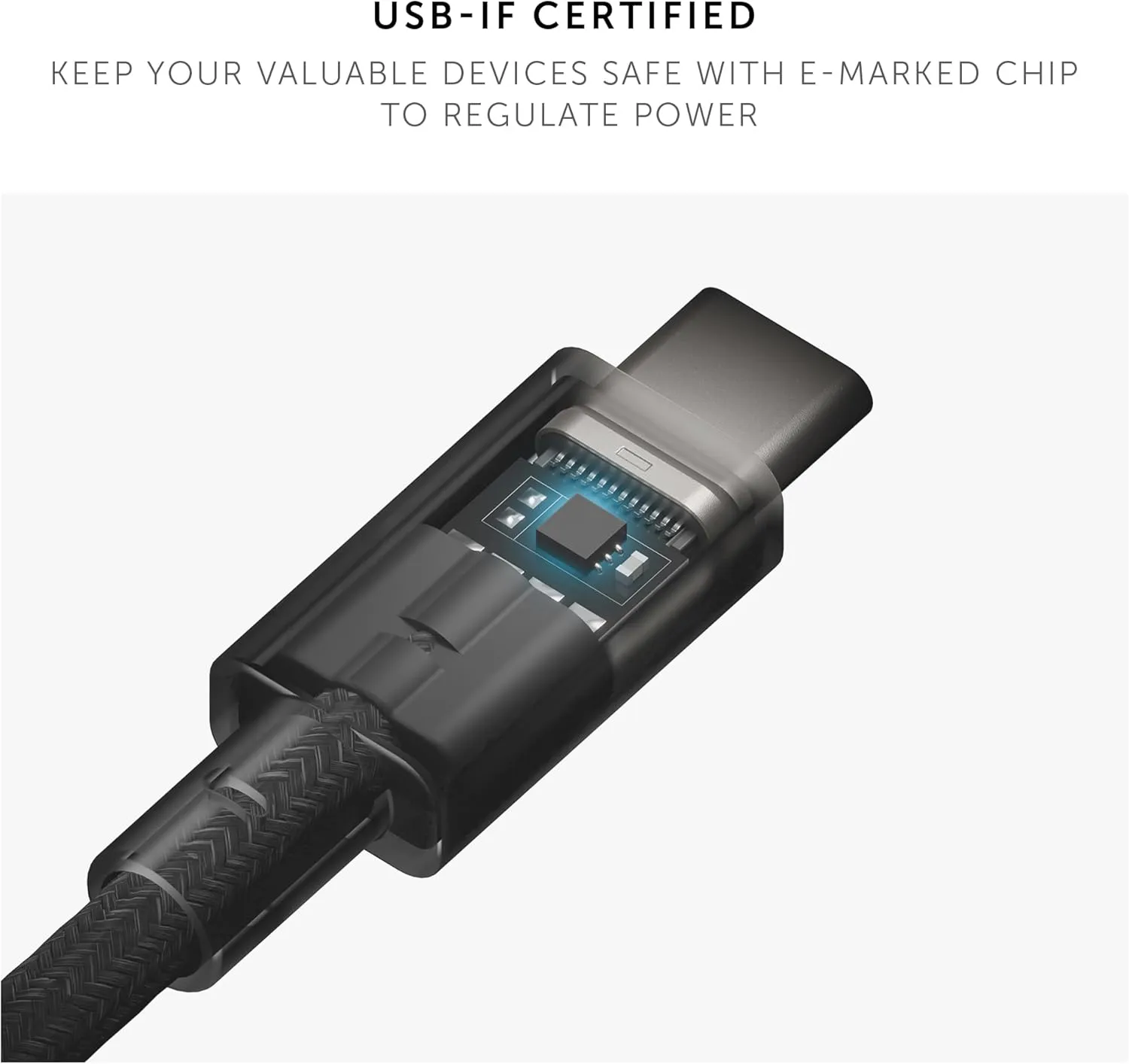 Native Union Type-C Belt Cable Pro - 240W USB-C to USB-C 8ft Ultra-Strong Charging Cable with Leather Strap Compatible with iPhone 16, 16 Pro Max, MacBook Pro 14"/16" M2, Air 15" M2 (Cosmos)