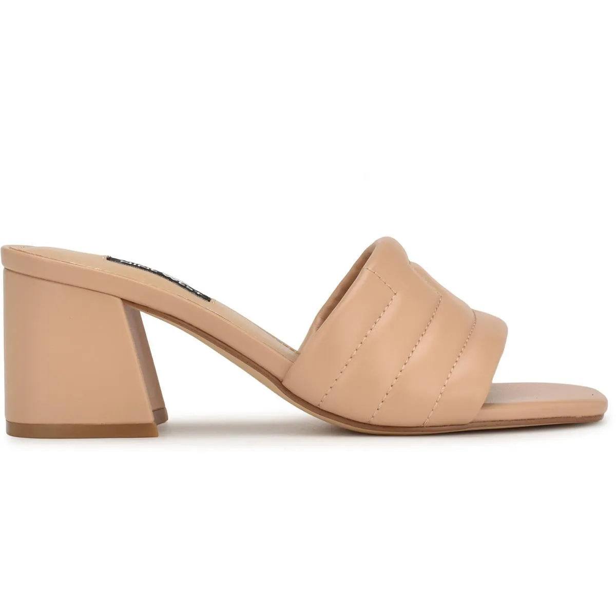 Nine West Womens GLENRA3 Block Heel  Mule Sandals