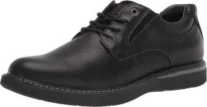 Nunn Bush Men's BAYRIDGE Plain Toe Lightweight Leather LACE-UP Oxford, Black, 11