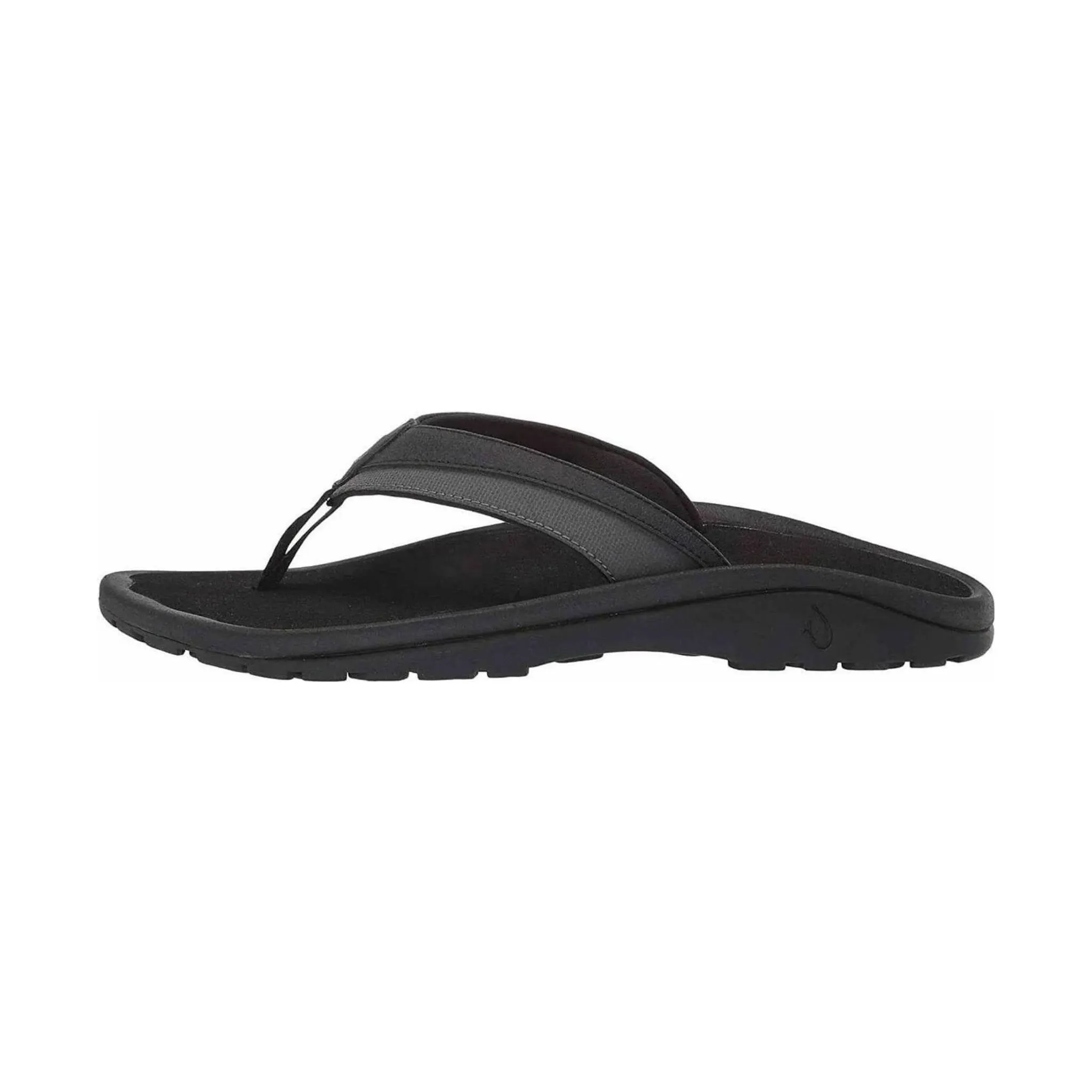 OluKai Men's Ohana Koa Flip Flop - Lava Rock