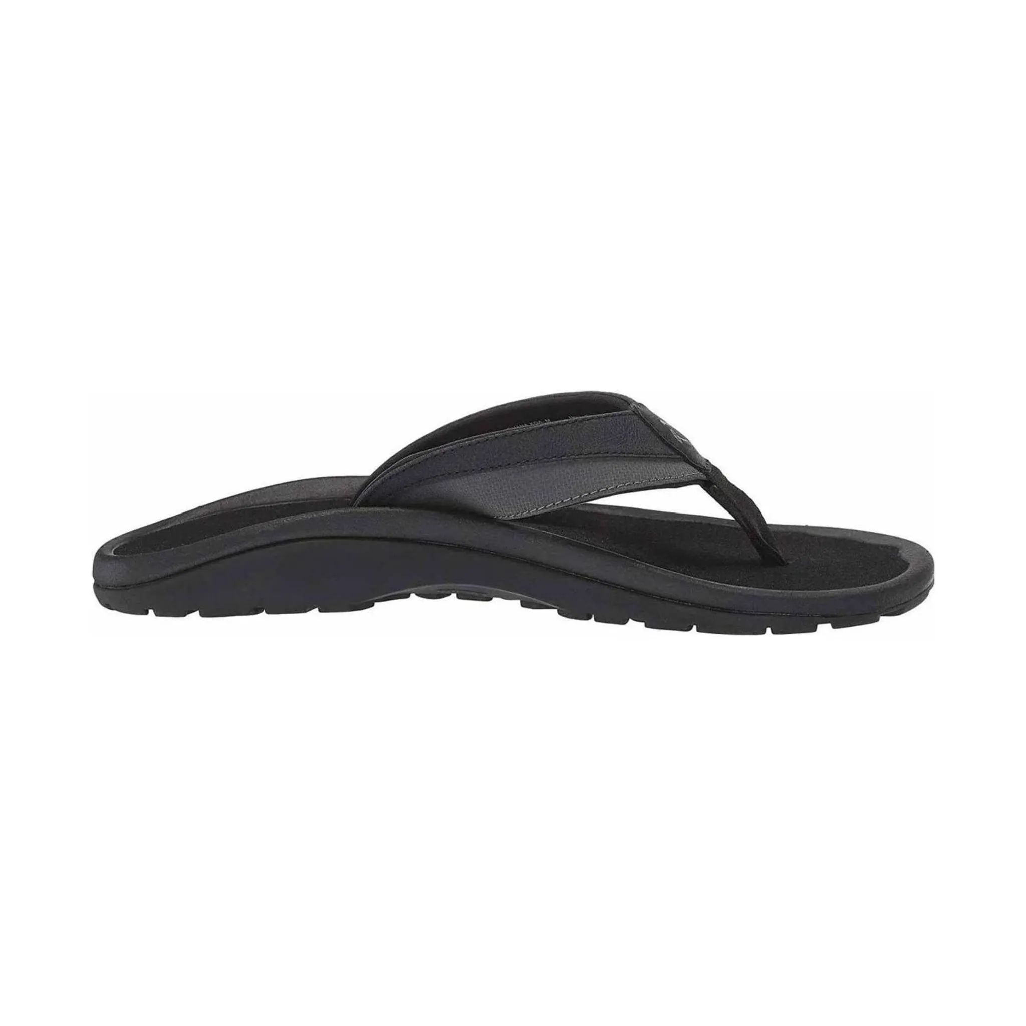 OluKai Men's Ohana Koa Flip Flop - Lava Rock