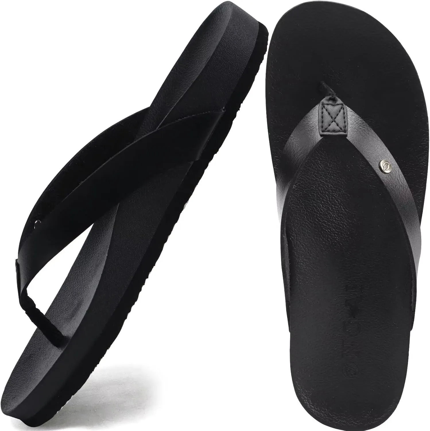 ONCAI Womens Flip Flops For Women Comfortable Strap Yoga Mat Non-Slip Women's Thong Sandal Casual Summer Beach Slippers With Arch Support