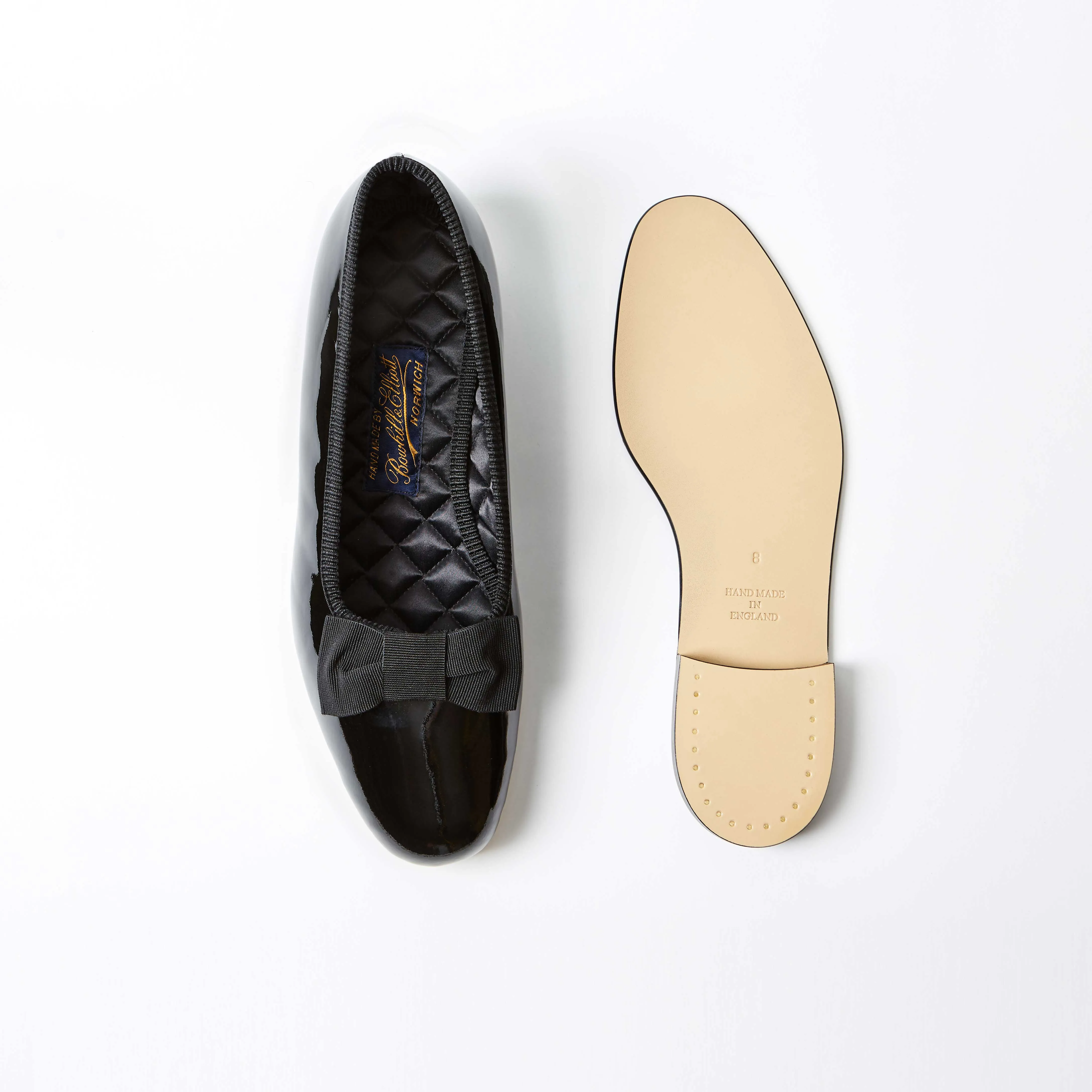 Opera Pump Black Patent, Bowhill & Elliott