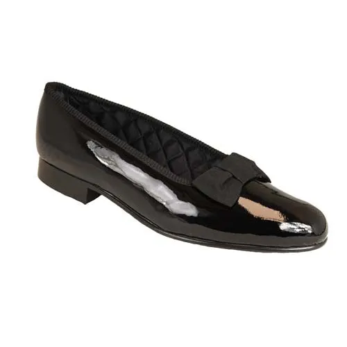 Opera Pump Black Patent, Crockett & Jones