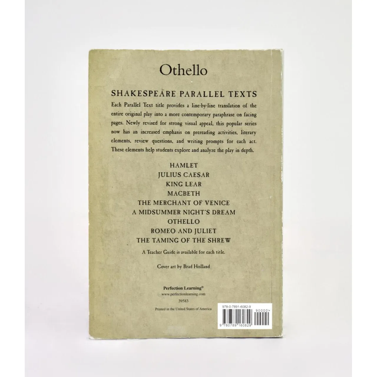 Othello A Parallel Text by Shakespeare