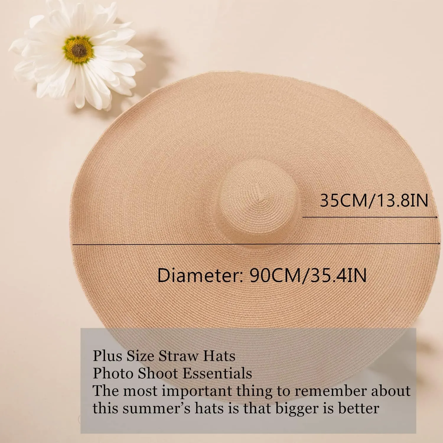 Oversized Beach Straw Hats for Women Floppy, Extra Large Sun Visor Hat Wide Brim Summer Roll Up Big Beach Hat Women Foldable