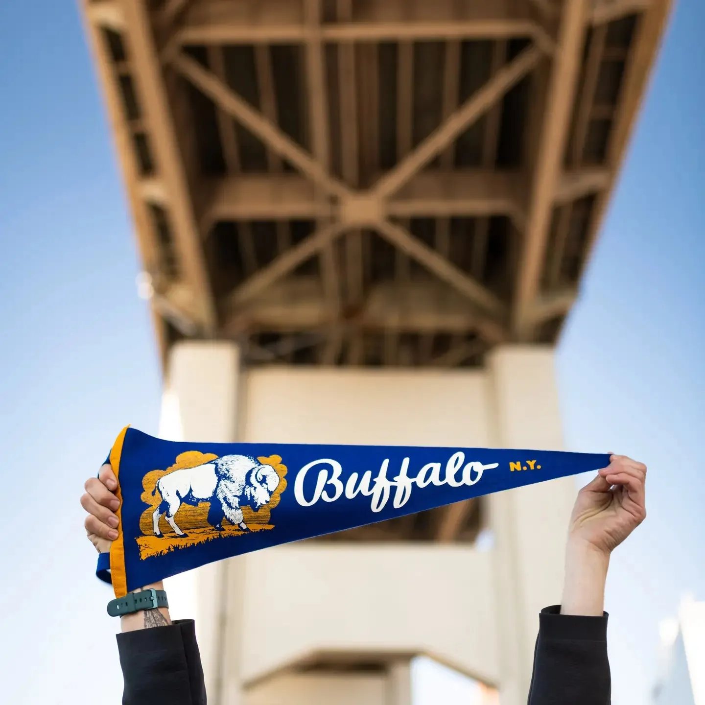 Oxford Pennant Retro Buffalo
