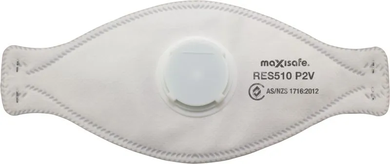 P2 3-Panel Flat fold Respirator with valve